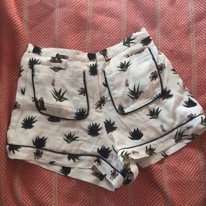 Topshop Petite Size 0 Cactus Shorts